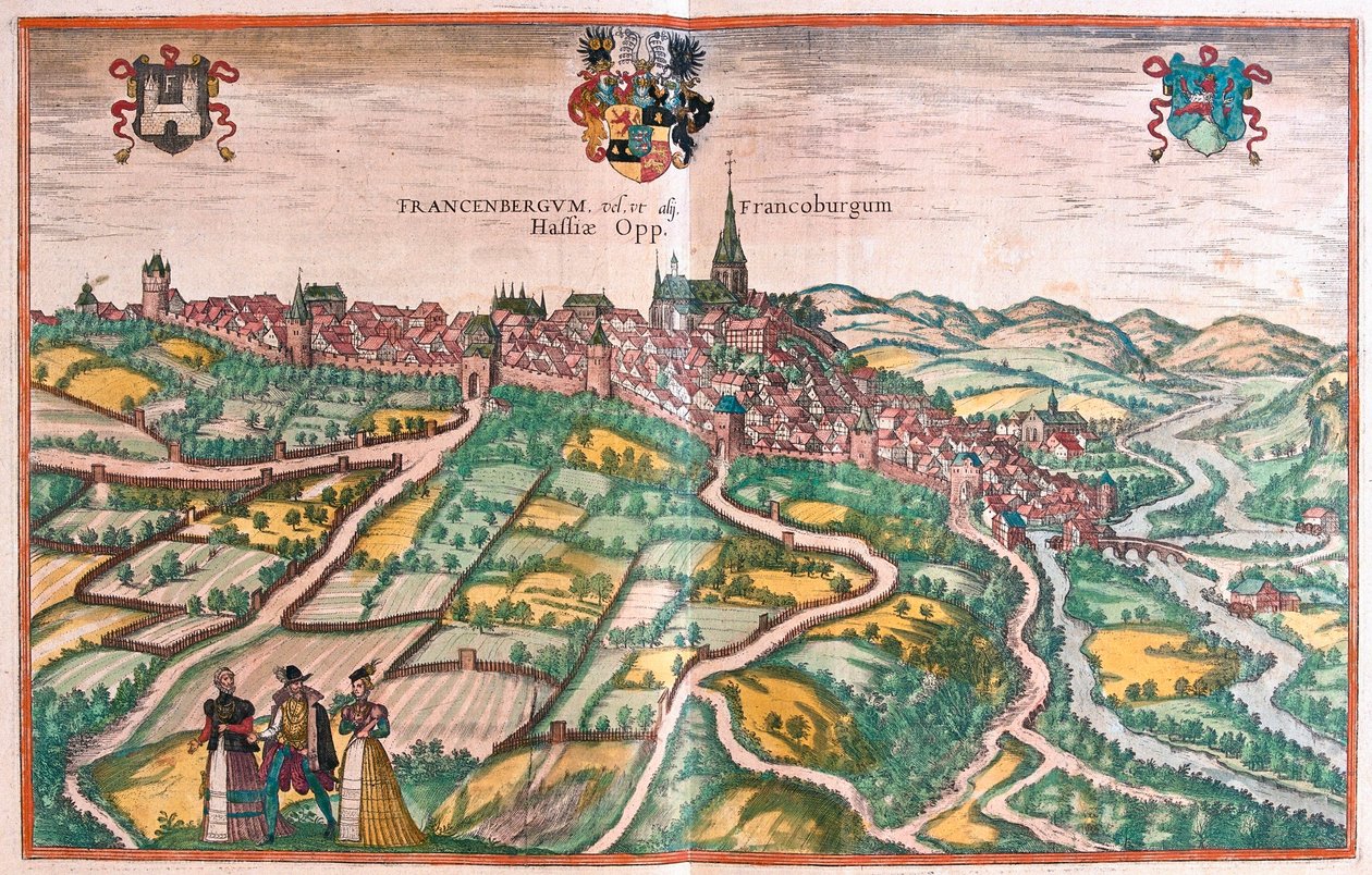 Frankenberg, Pays-Bas (gravure) - Franz Hogenberg