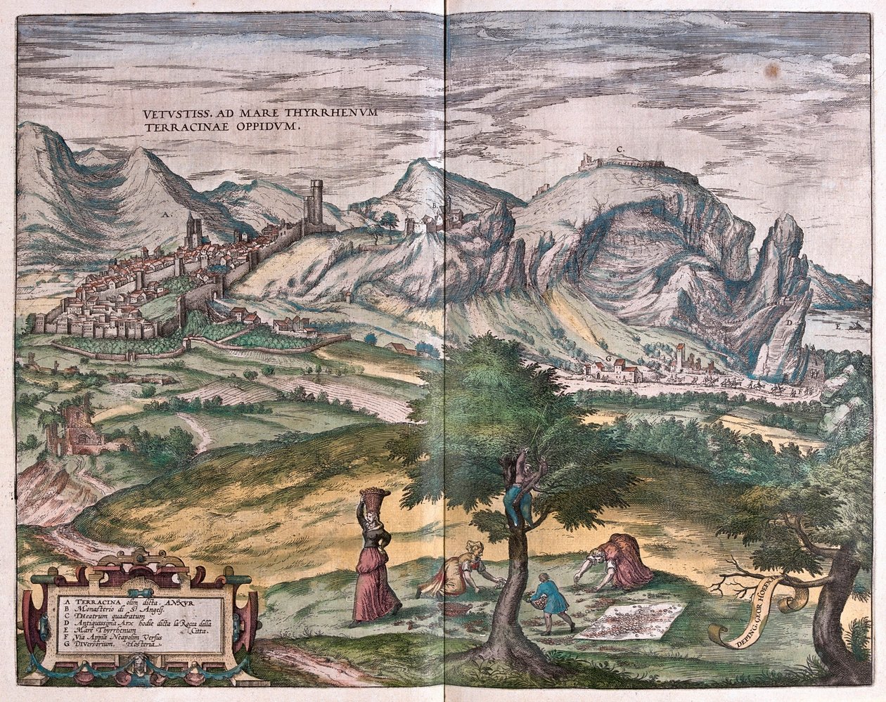 Terracina, Italie - Franz Hogenberg
