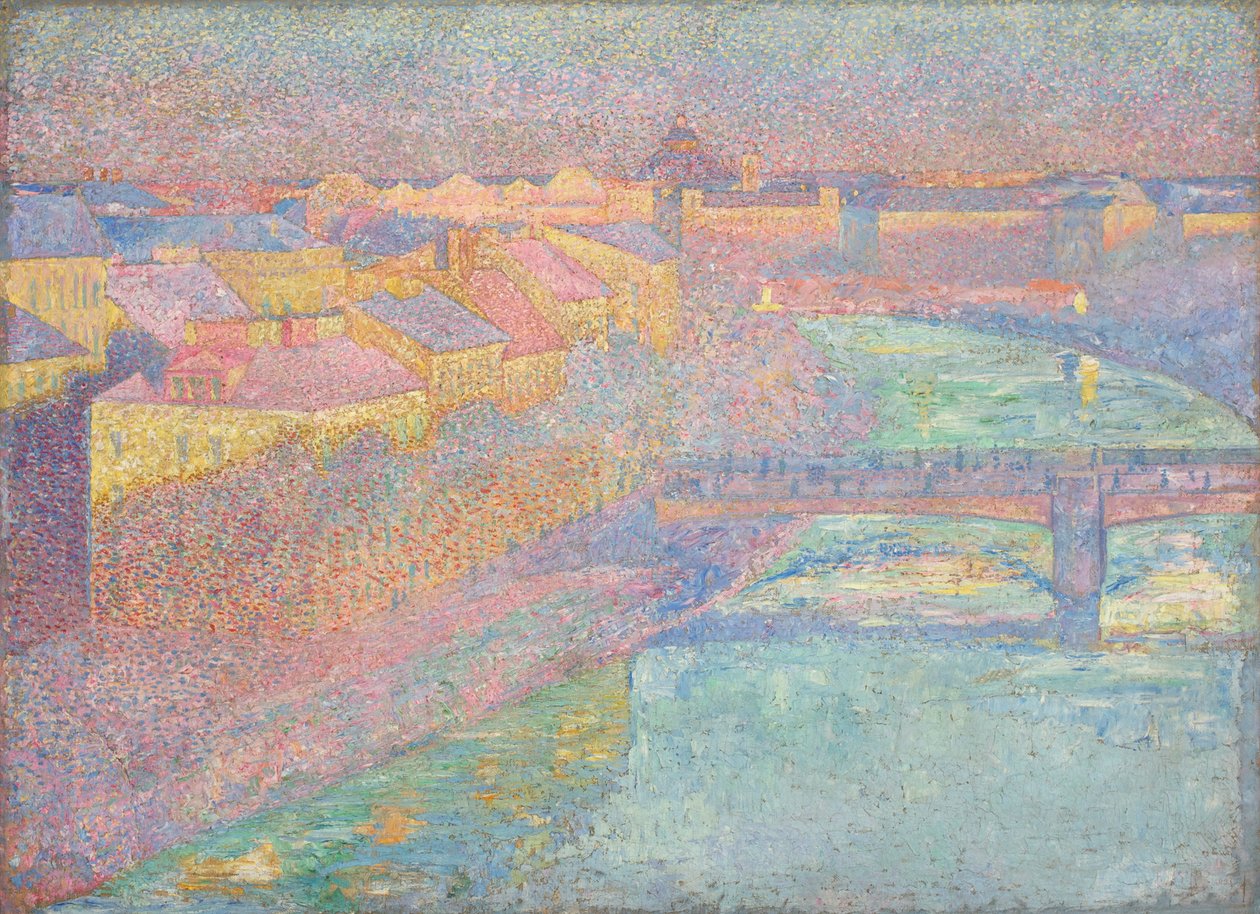 Rives du Danube en été - Franz Jaschke