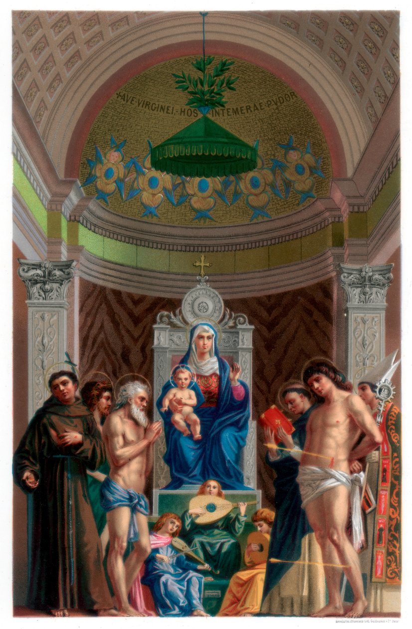 Retable de San Giobbe, vers 1478, 1870 - Franz Kellerhoven