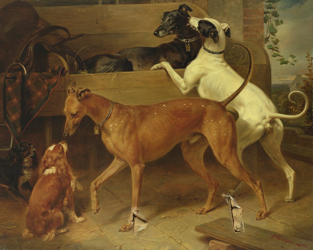 Les chiens de Kruger, 1855 - Franz Krüger