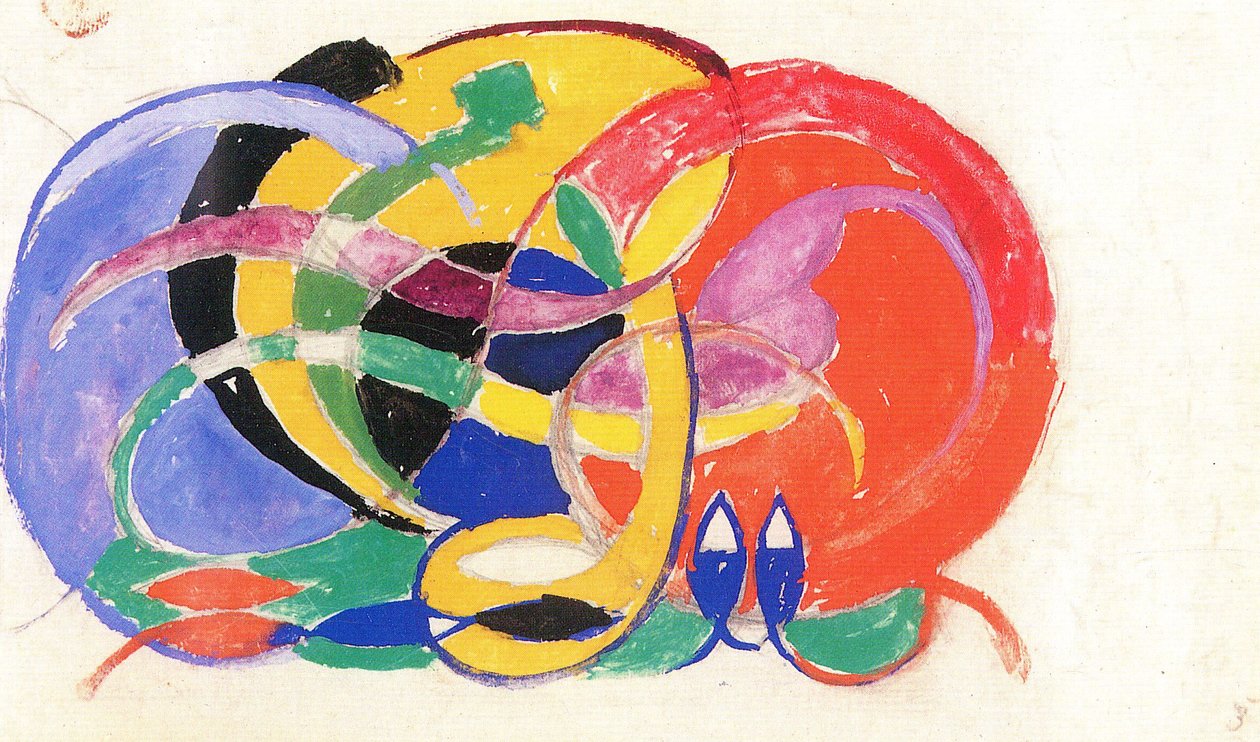 Composition abstraite - Franz Marc