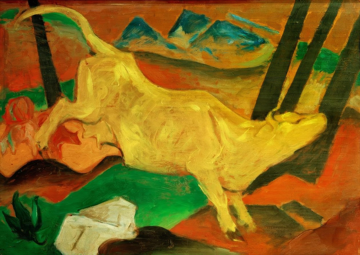La vache jaune - Franz Marc