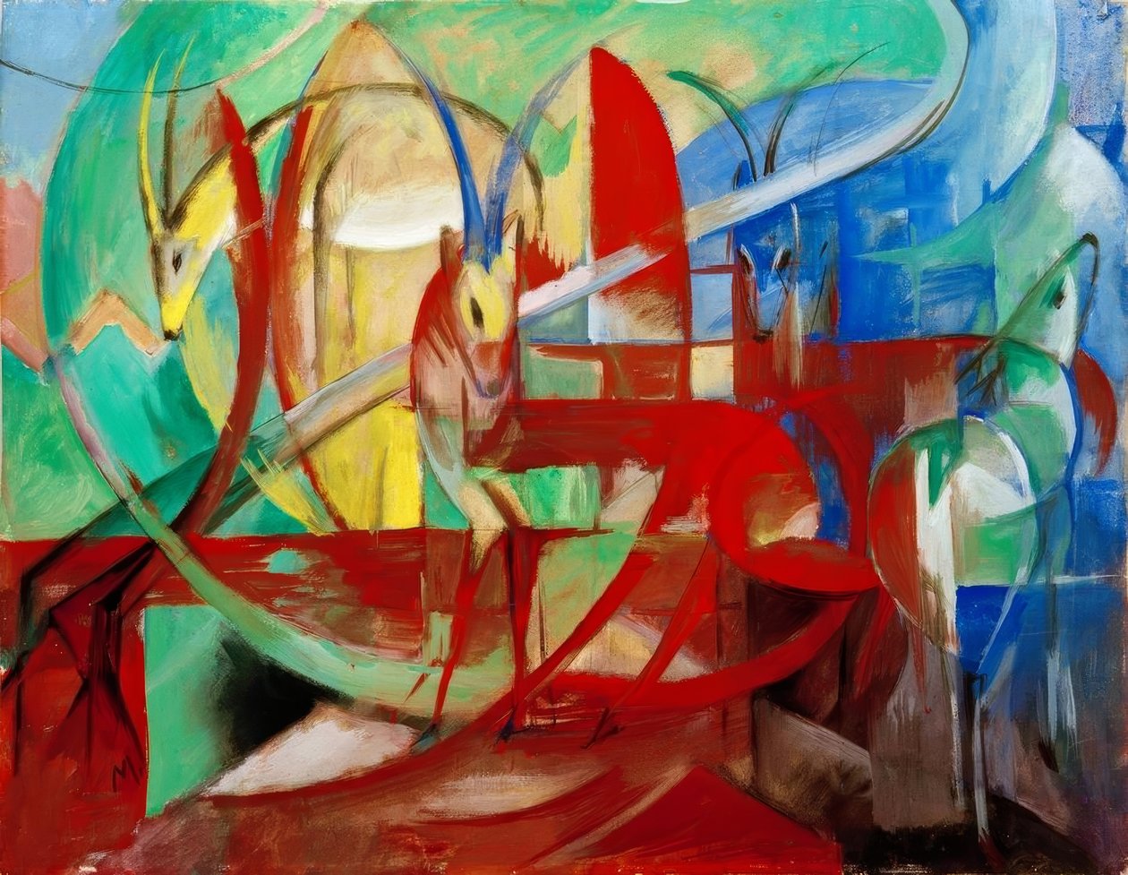 Gazelles - Franz Marc