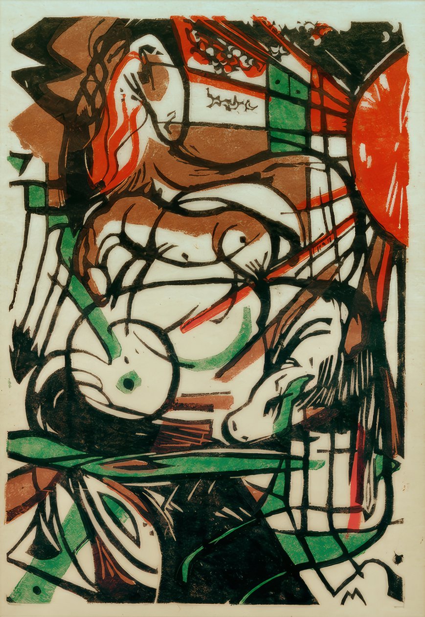 Naissance des chevaux - Franz Marc