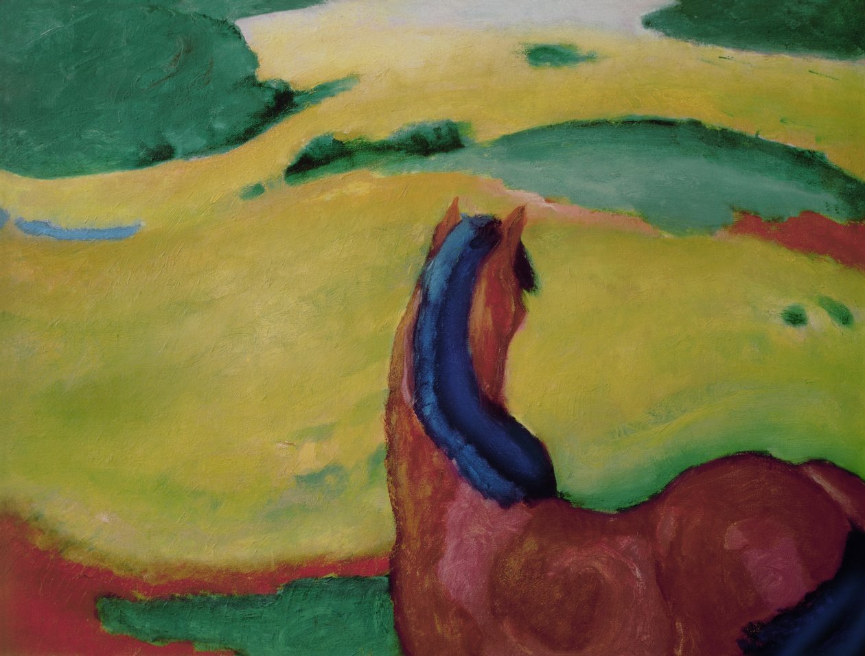 Cheval dans un paysage, 1910 - Franz Marc