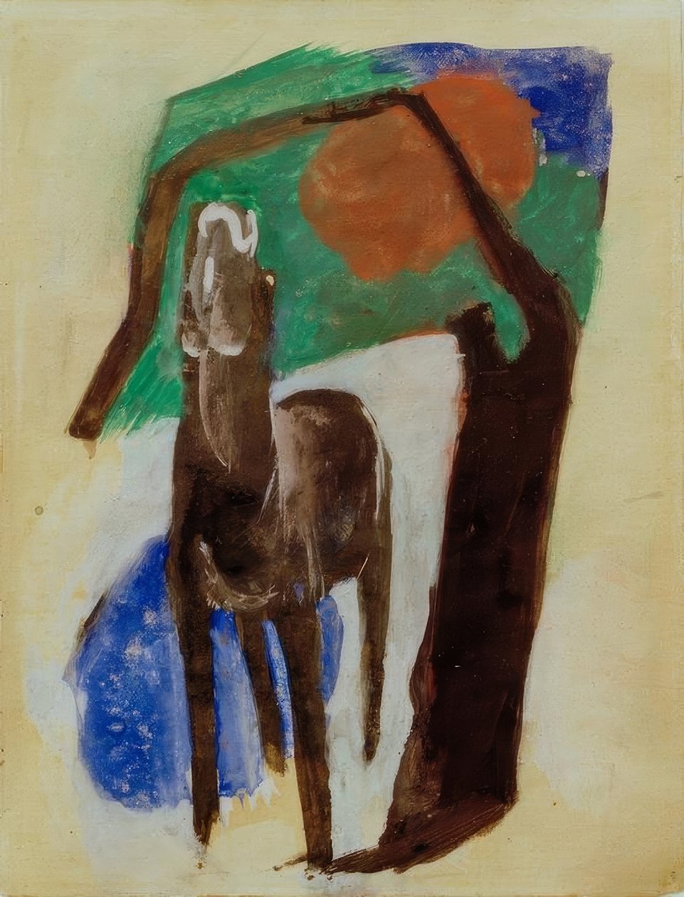 Cheval en deuil - Franz Marc