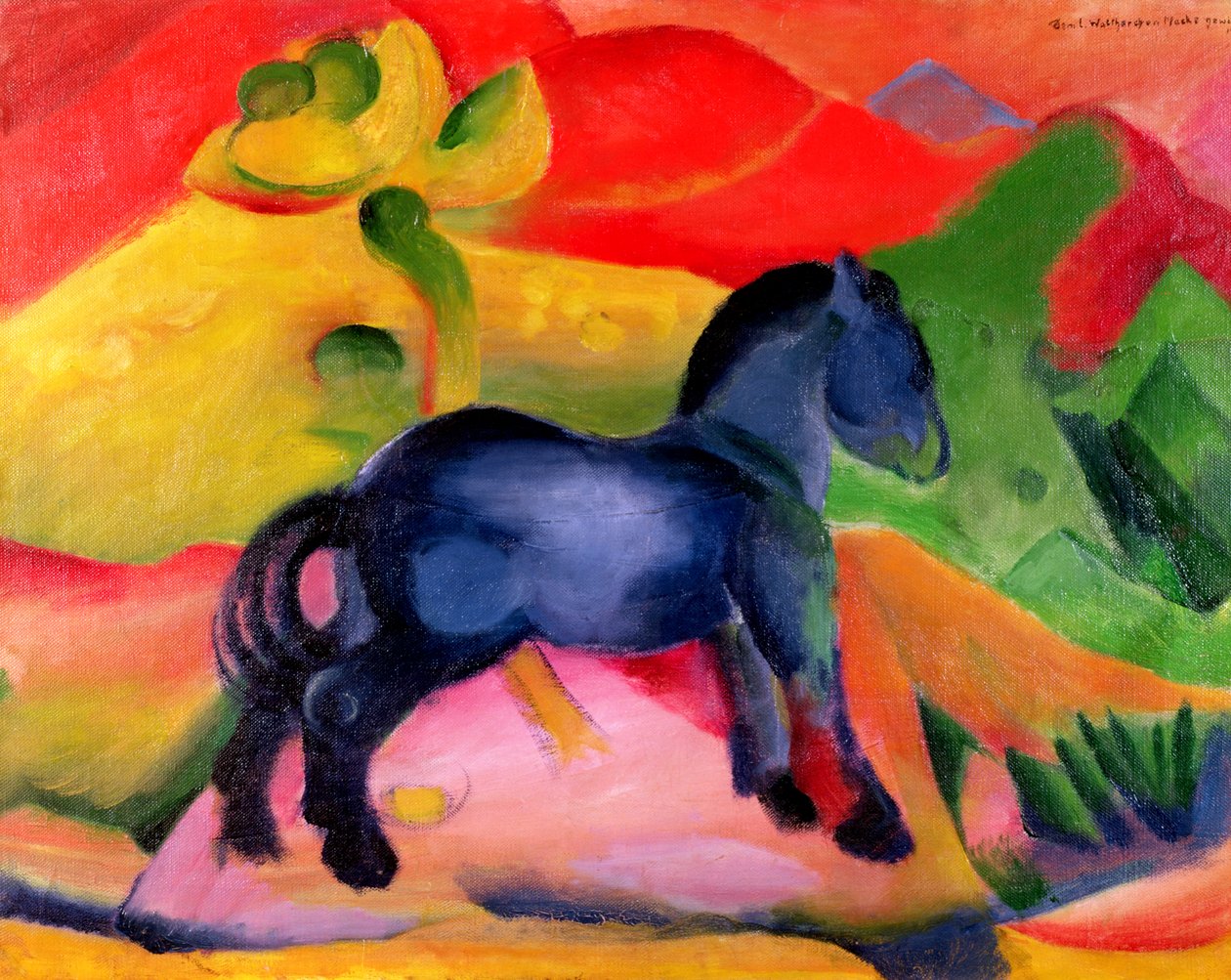 Petit cheval bleu, 1912 - Franz Marc