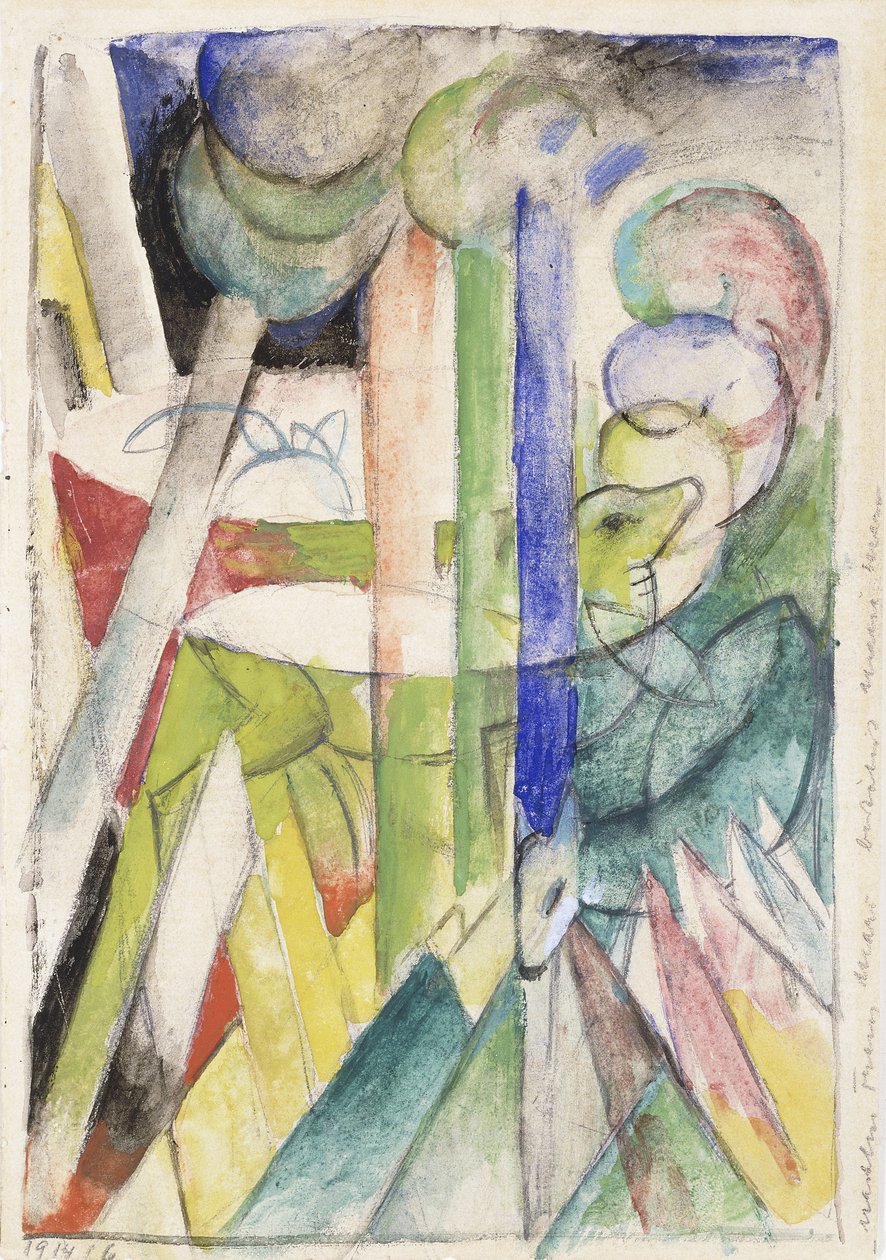 Chèvre de Montagne - Franz Marc