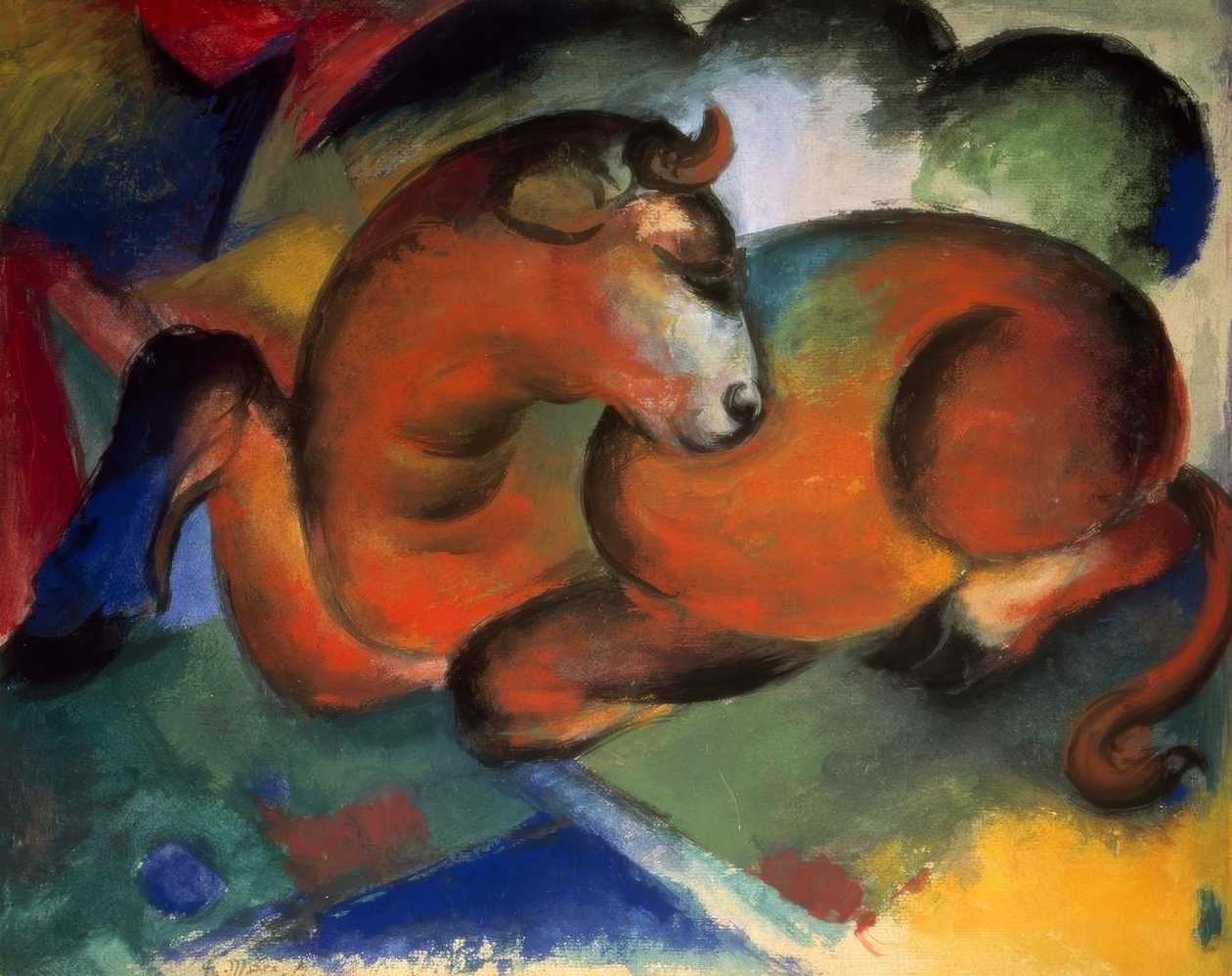 Taureau rouge - Franz Marc