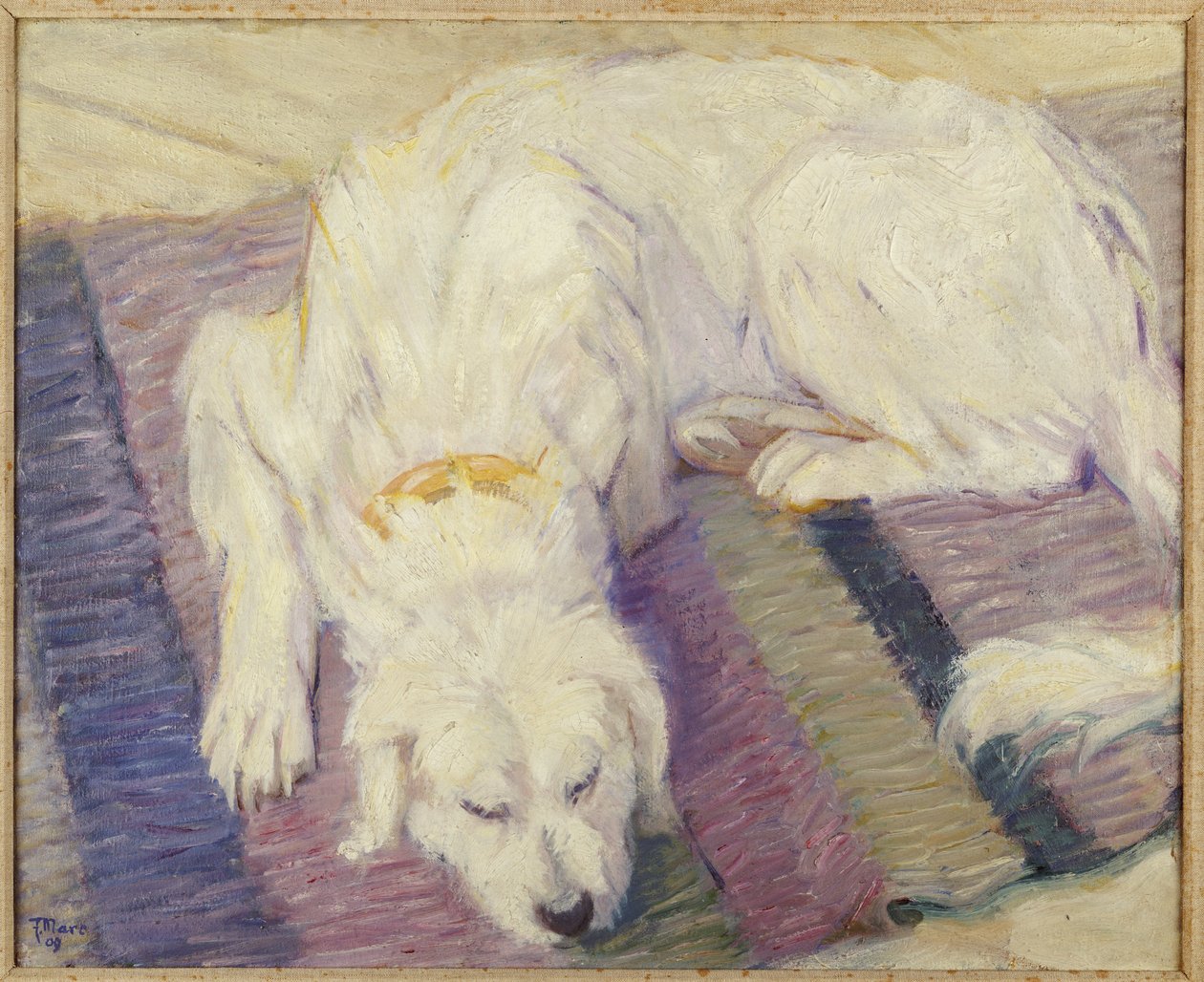 Chien endormi, 1909 - Franz Marc