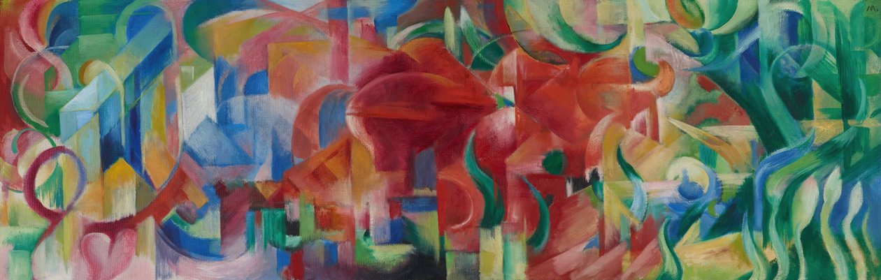 Formes Jouant - Franz Marc