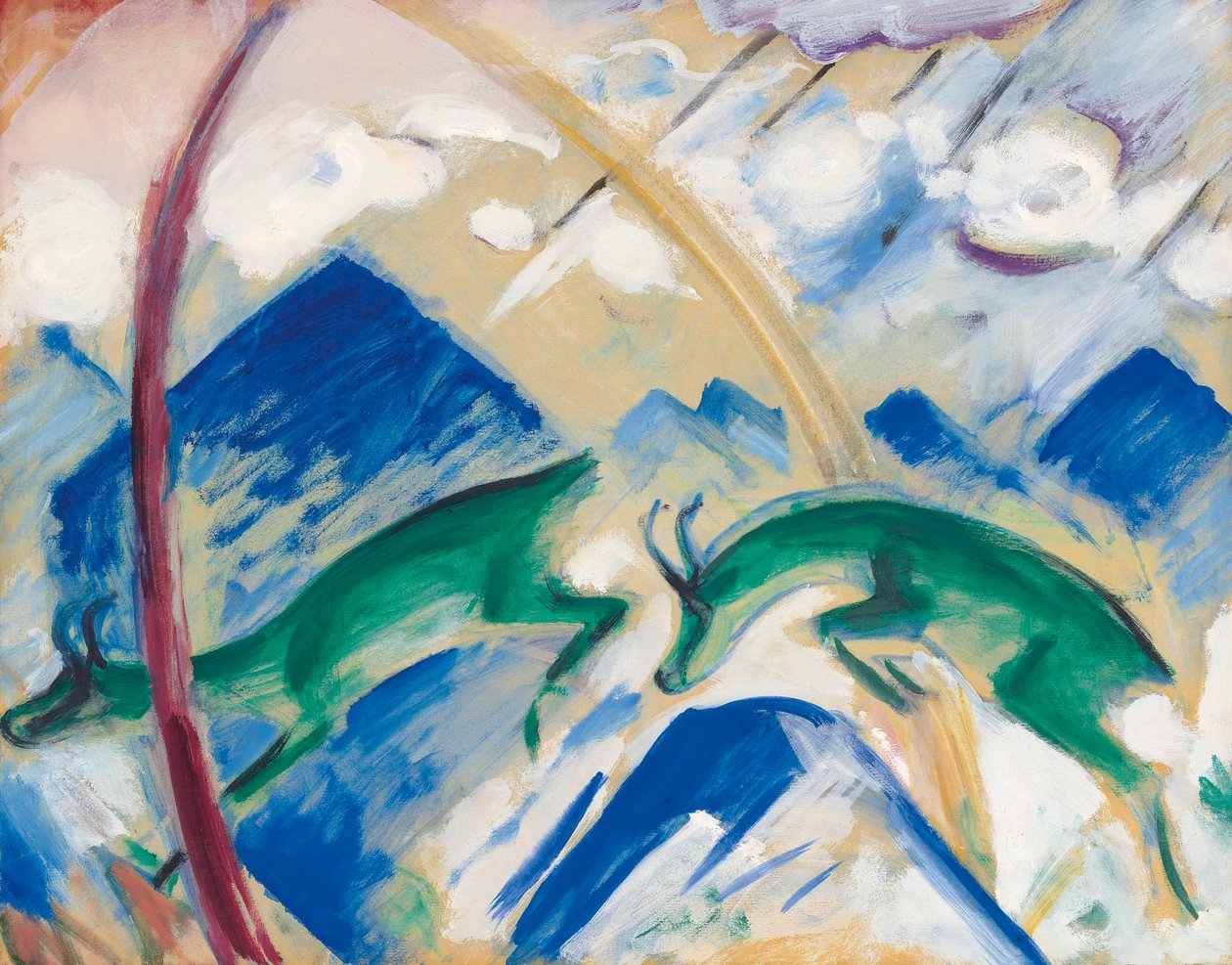 Le chamois, 1911 - Franz Marc