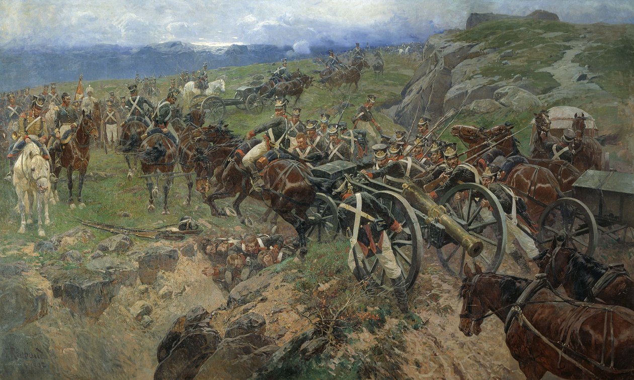 Le Pont vivant, 1892 - Franz Roubaud