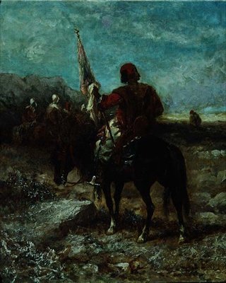 Un cavalier arabe - Franz Schreyer