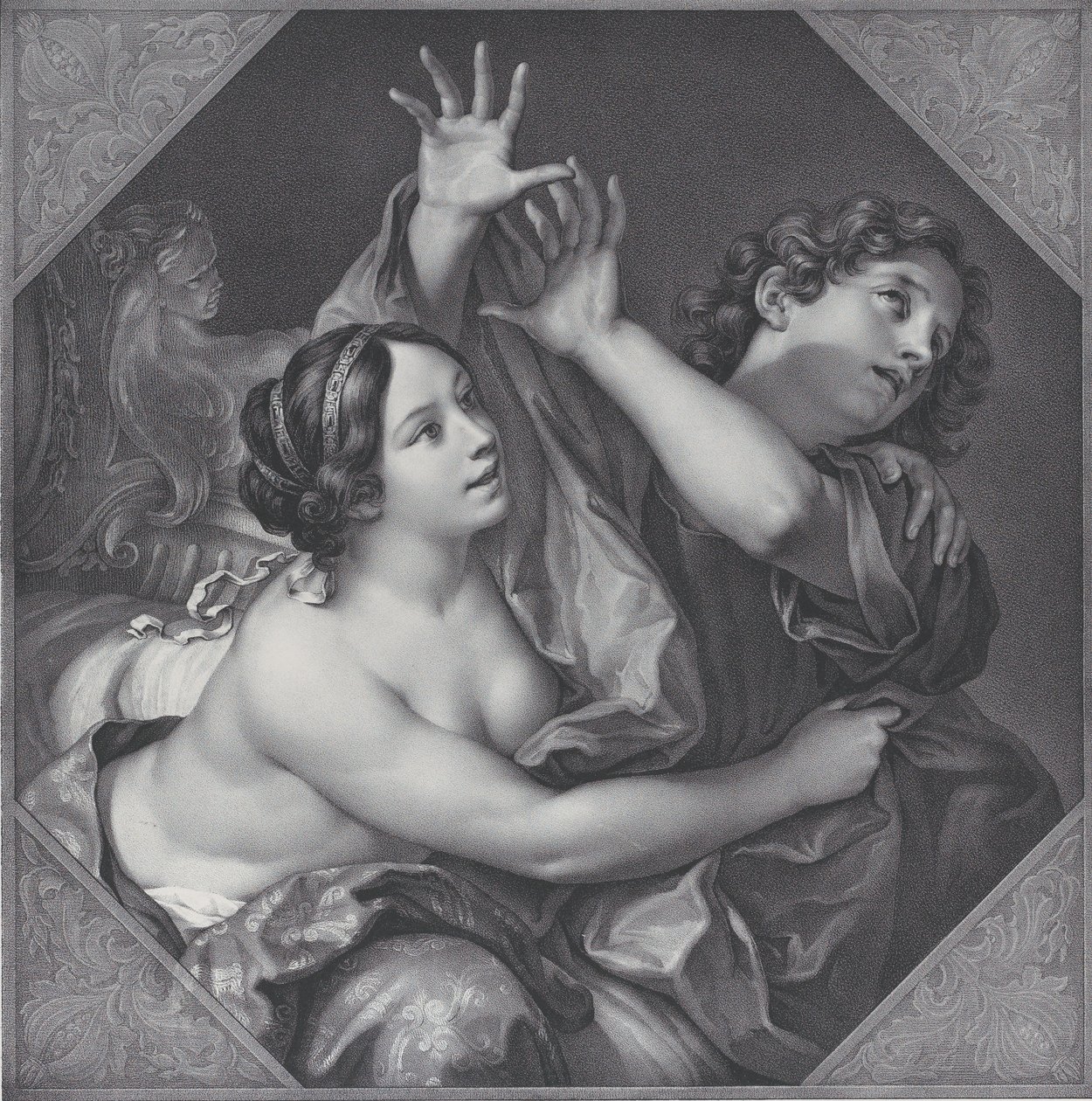 Joseph et la femme de Potiphar, 1837 - Franz Seraph Hanfstaengl