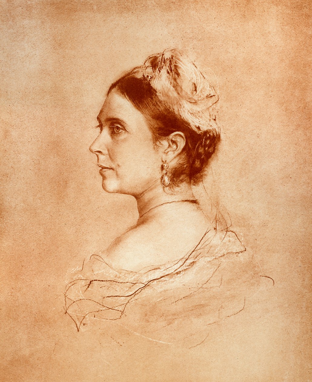 Reine Victoria - Franz Seraph von Lenbach