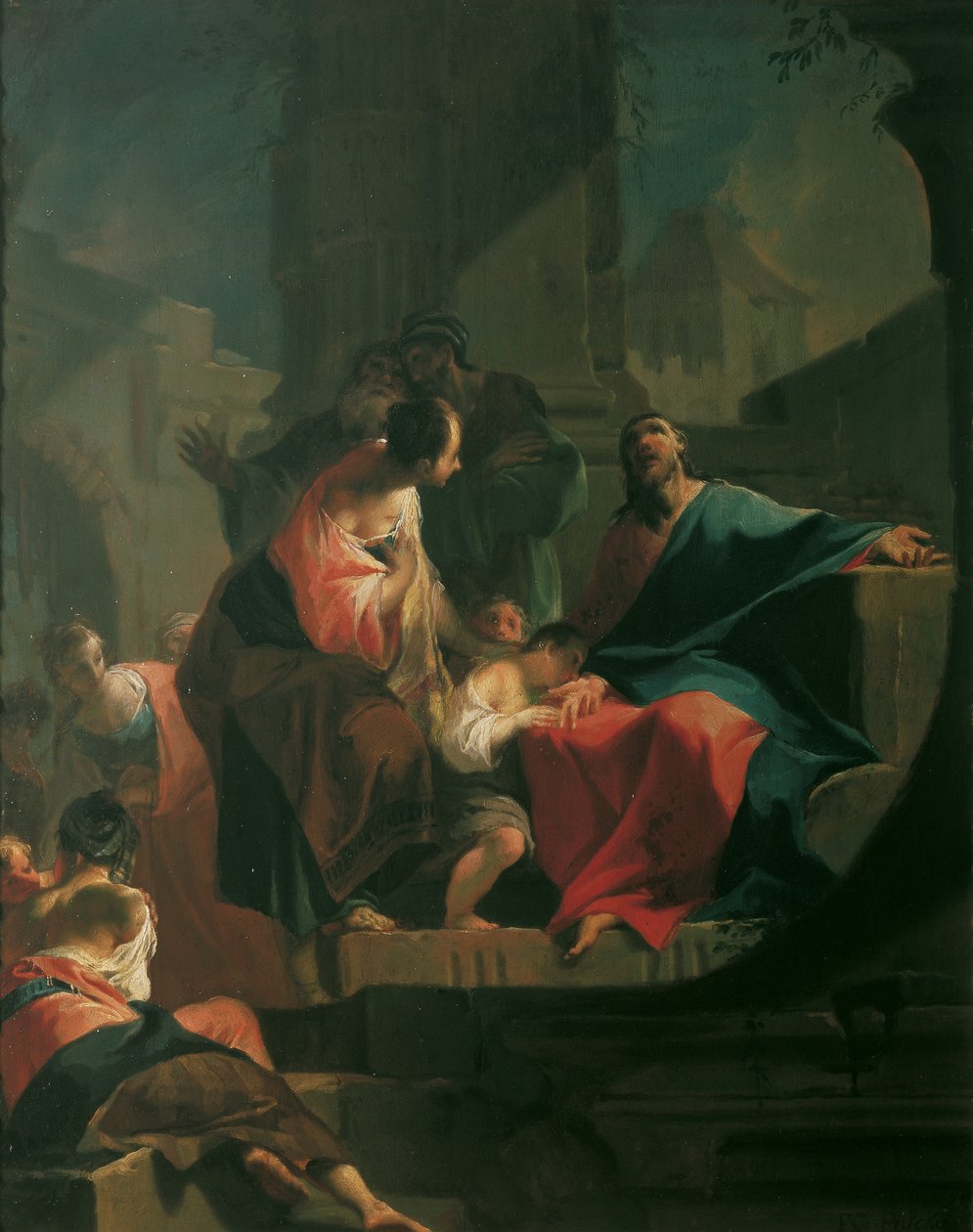 Le Christ bénit les enfants - Franz Xaver Karl Palko