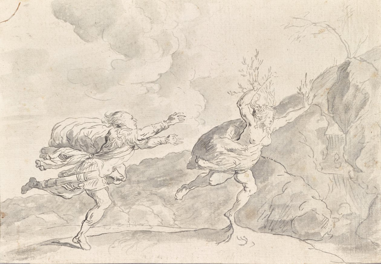 La transformation de Daphné en laurier - Franz Xaver Wagenschon