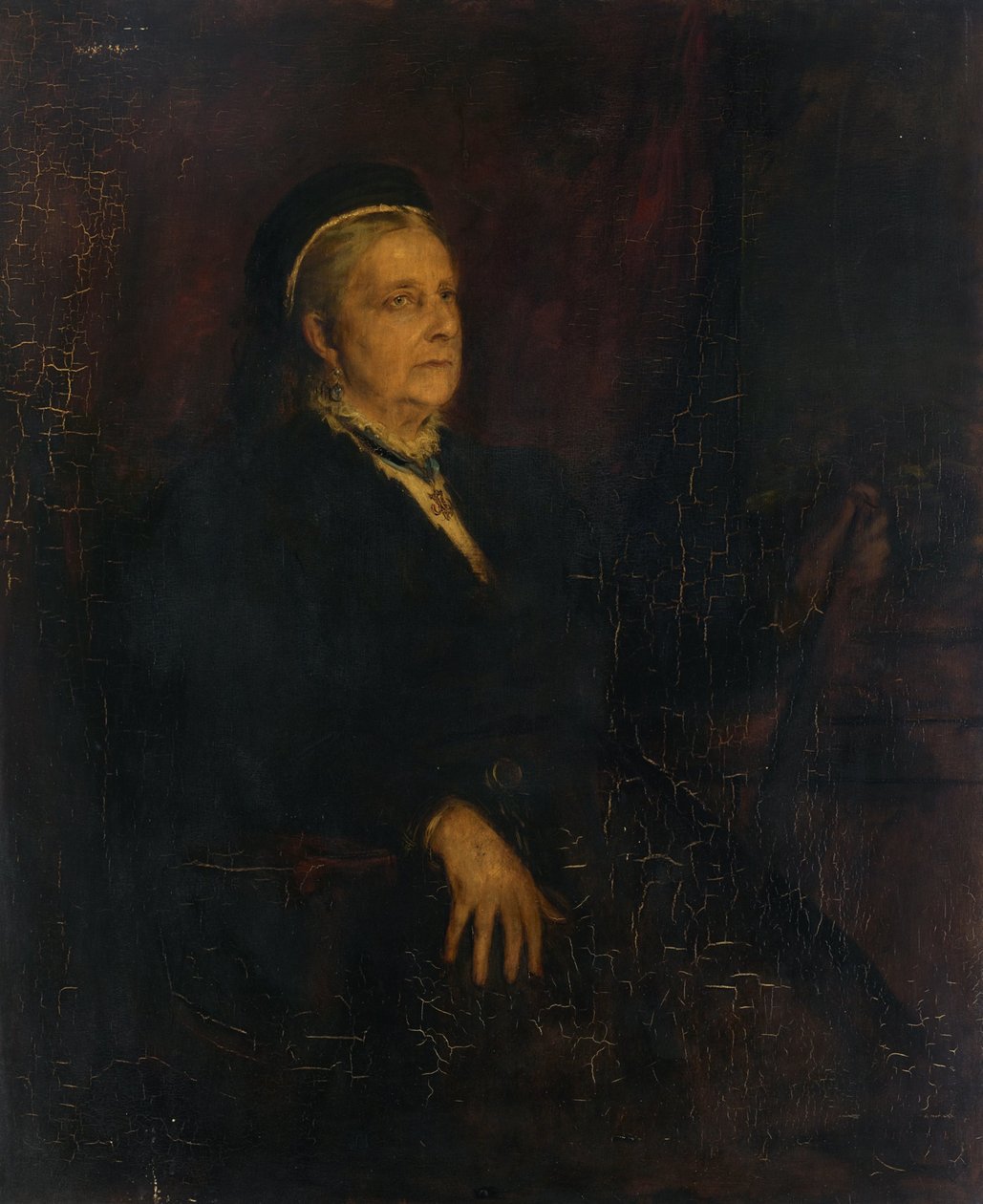 Clémentine Princesse de Saxe-Cobourg-Gotha - Franz von Lenbach