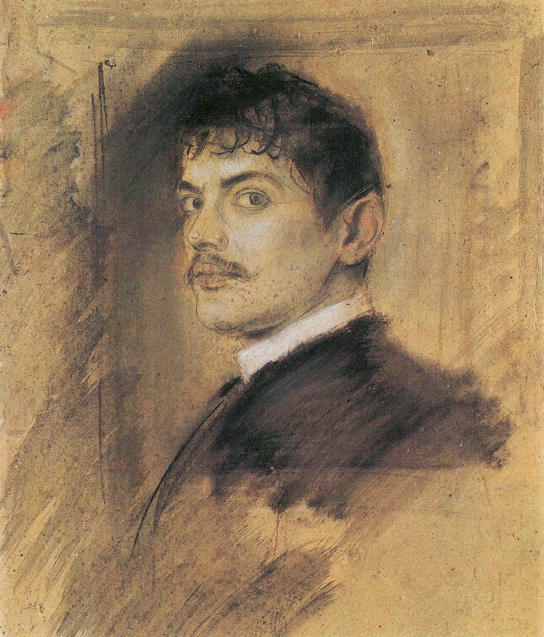 Portrait de Franz Stuck - Franz von Lenbach