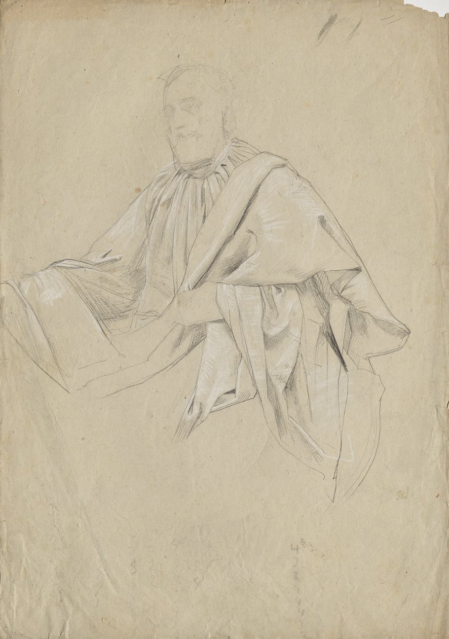 Vieil homme en riche vêtement - Franz von Matsch