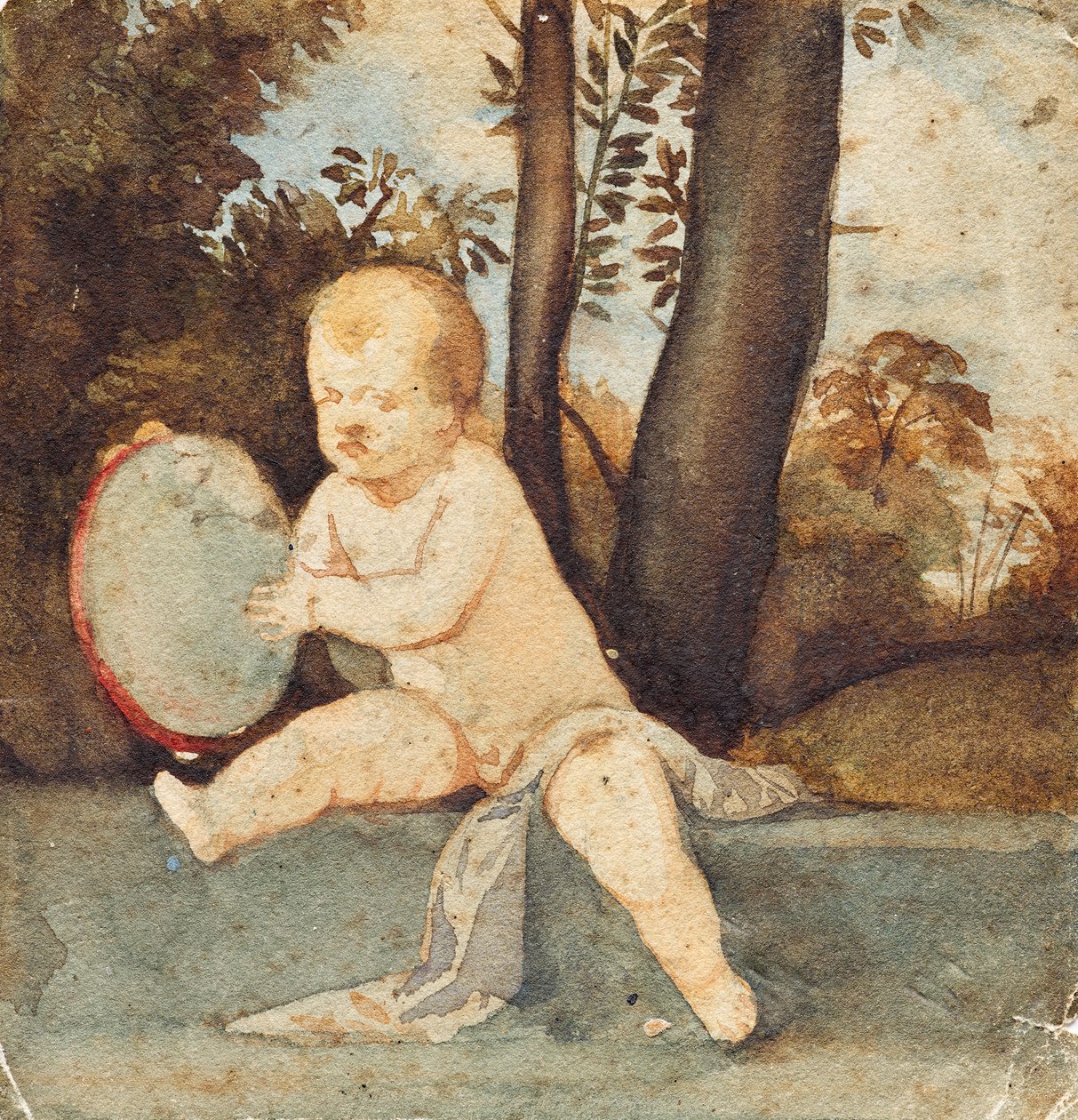 Le petit joueur de tambourin - Franz von Matsch