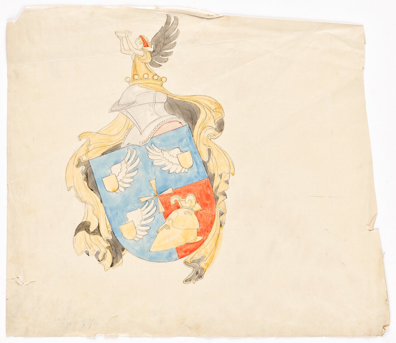 Projet pour un blason familial - Franz von Matsch