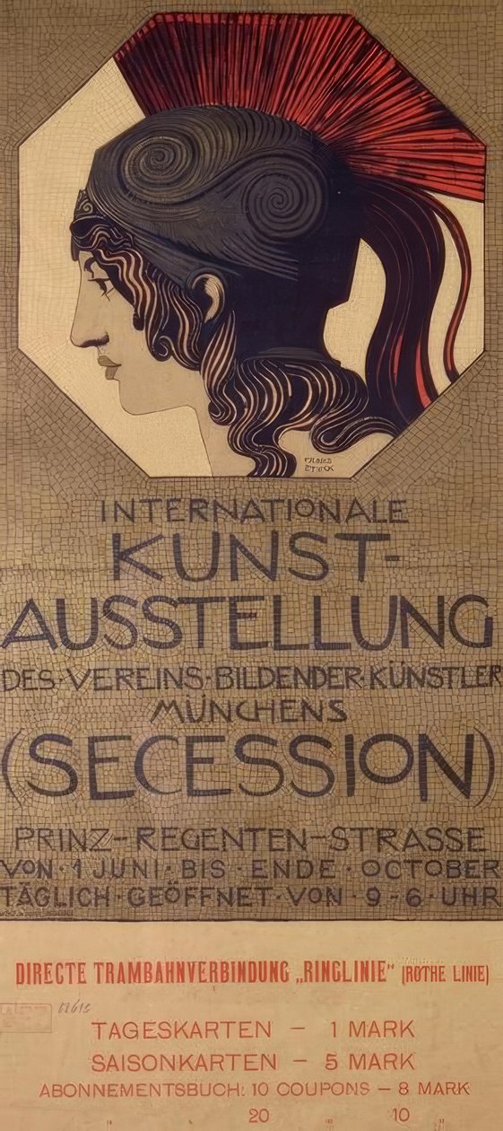 F. v. Stuck / Affiche Exposition d