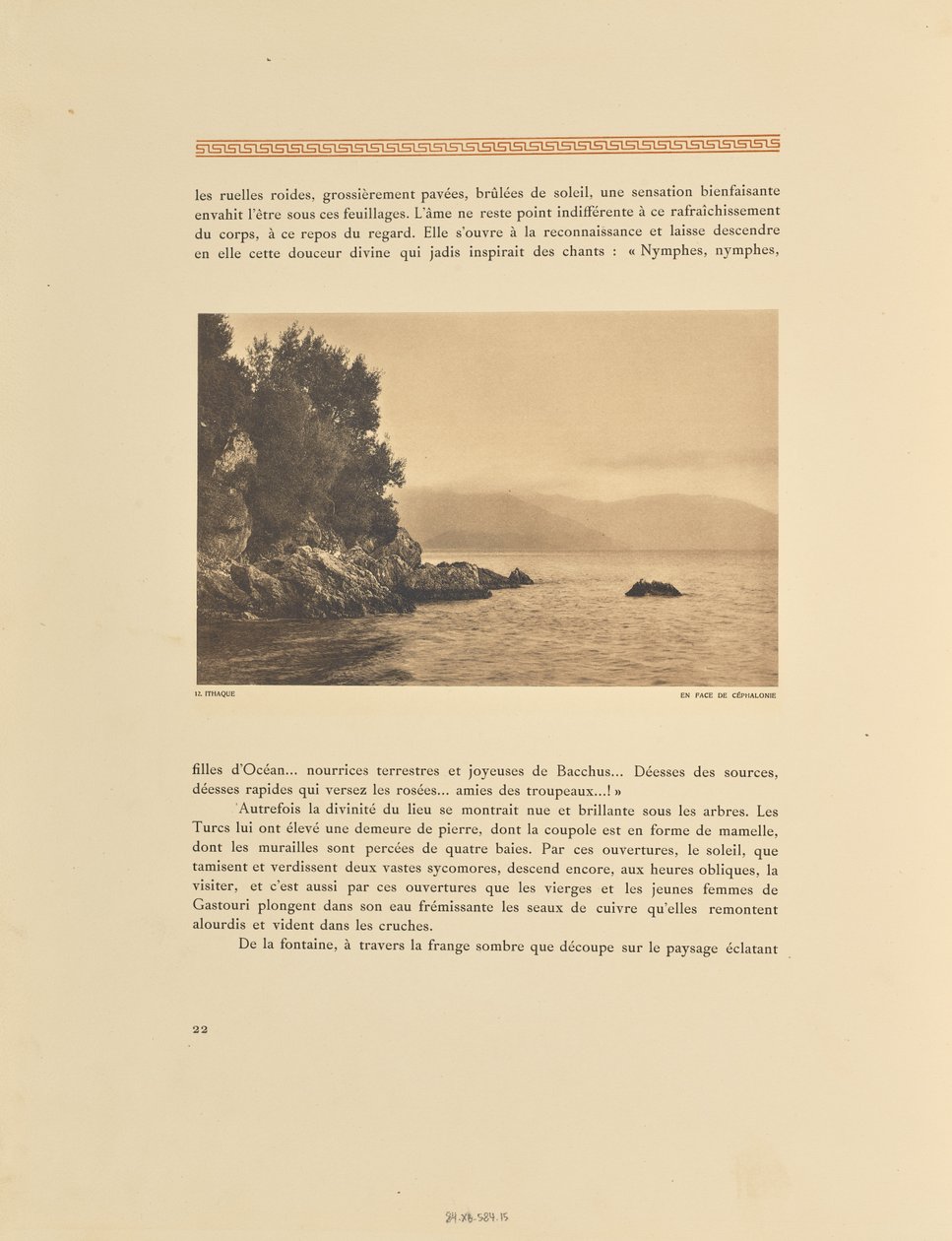 Ithaque. En face de Céphalonie - Frédéric Boissonnas