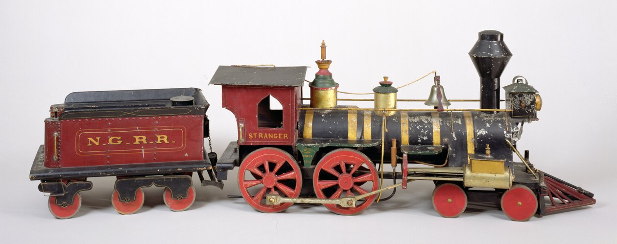 Modèle de locomotive et tender, 1877 - Fred Butterfly