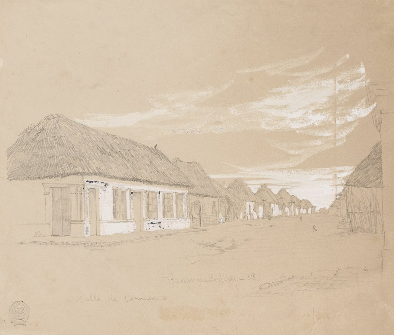 Calle de Commerce, Barranquilla, Colombie - Frederic Edwin Church
