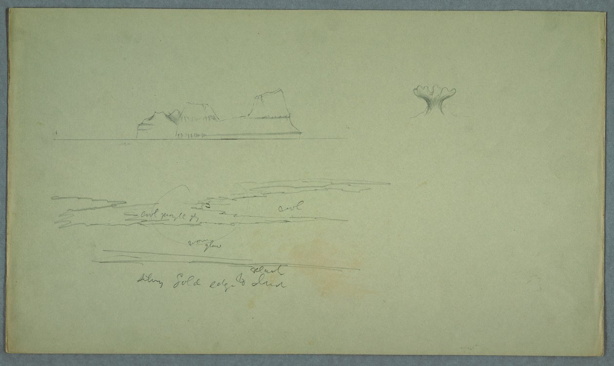 Iceberg flottant et fleur de glace - Frederic Edwin Church