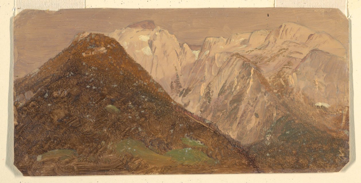Paysage alpin (probablement Suisse) - Frederic Edwin Church