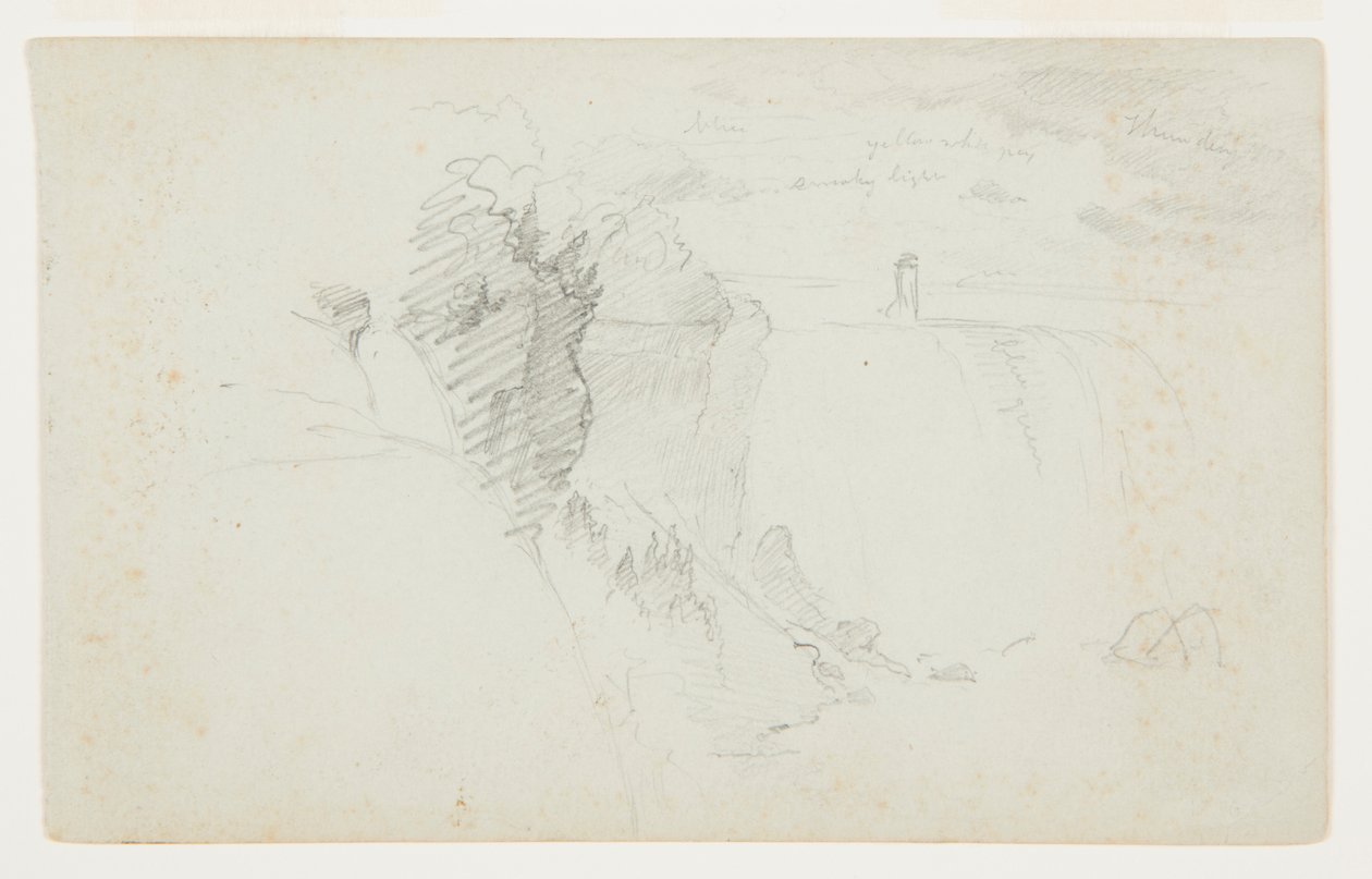 Chutes Américaines, Rivière Niagara - Frederic Edwin Church