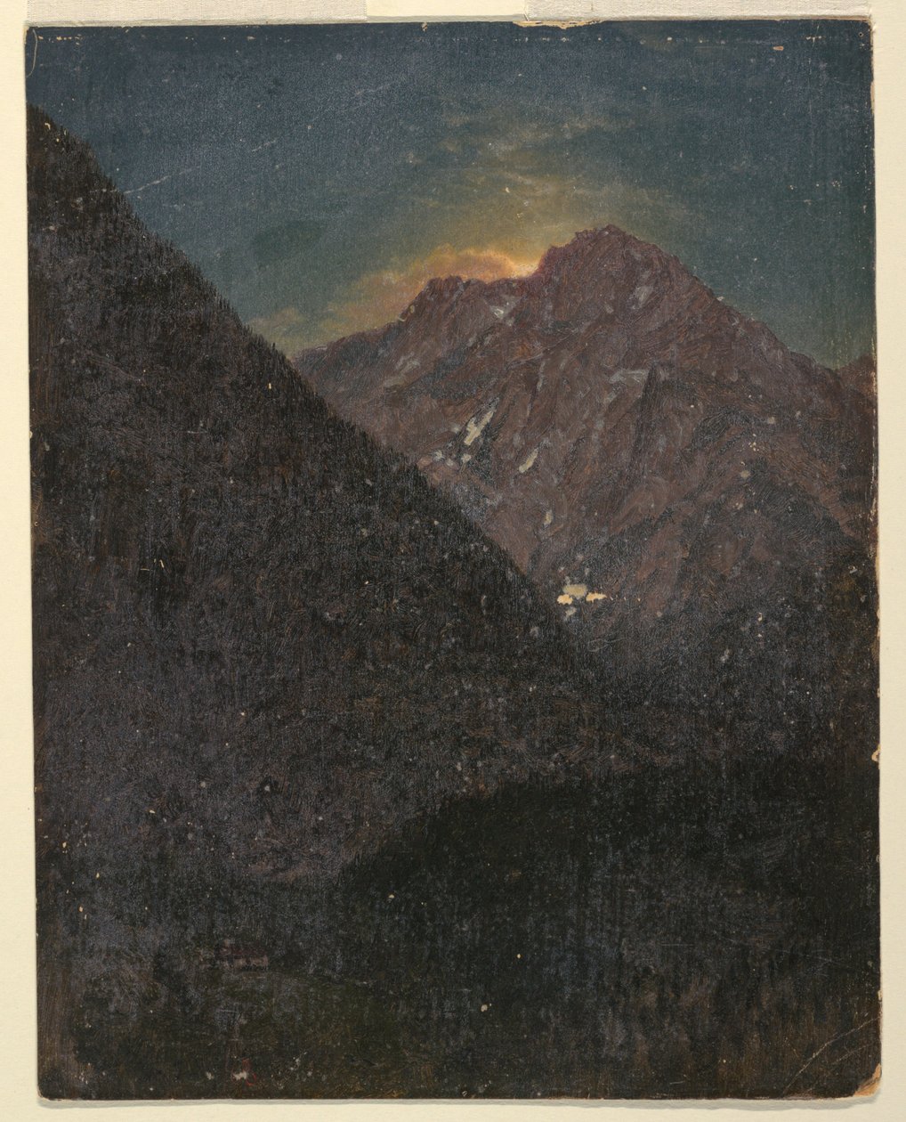 Paysage alpin (Bavière ou Suisse) - Frederic Edwin Church