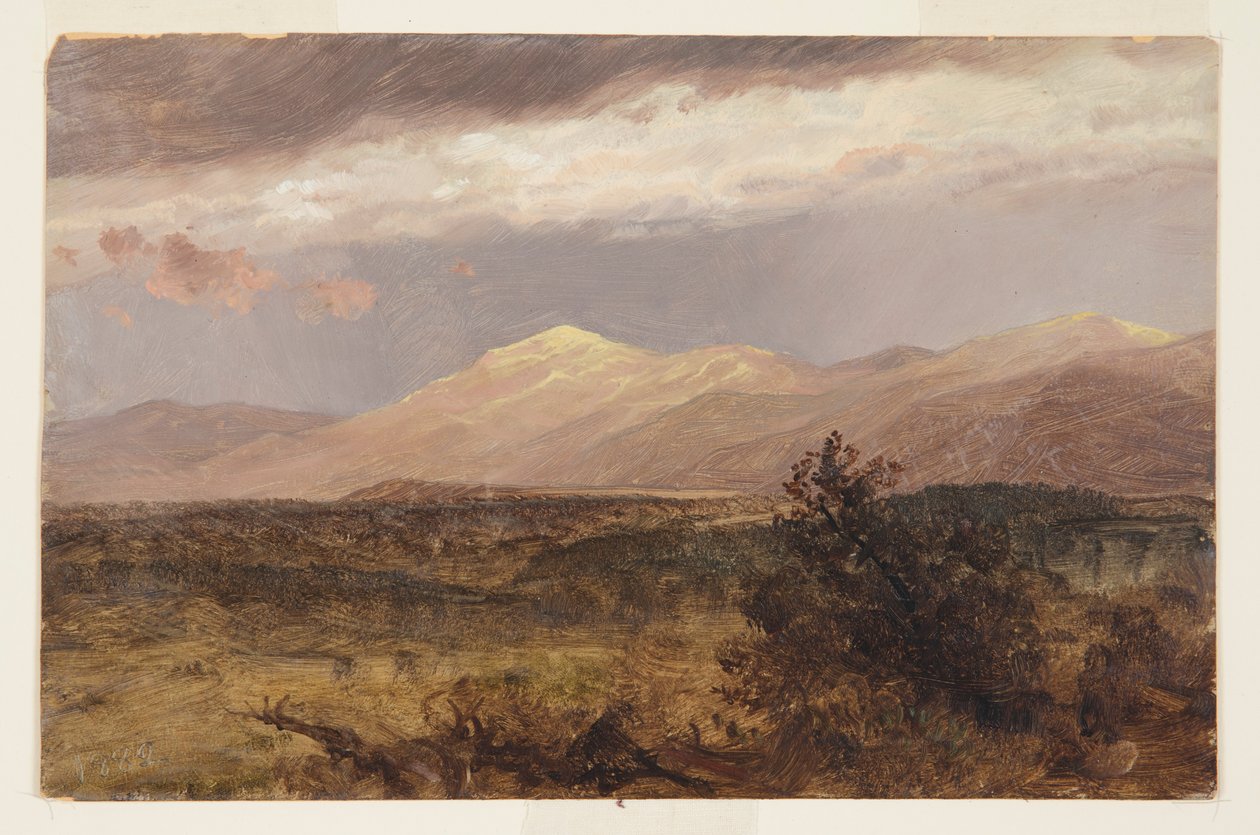 Catskills au coucher du soleil - Frederic Edwin Church