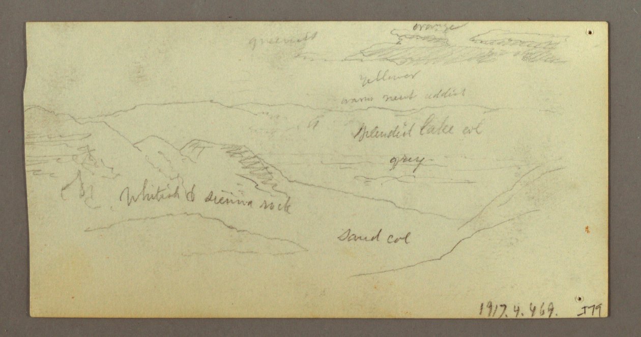 Dessin, études sur les chameaux, 21-22 février 1868 - Frederic Edwin Church