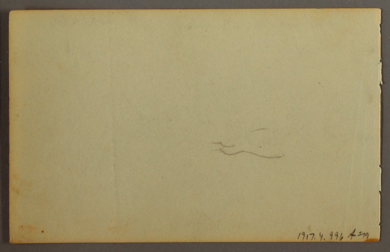 Dessin, étude de nuages, 1844 - Frederic Edwin Church