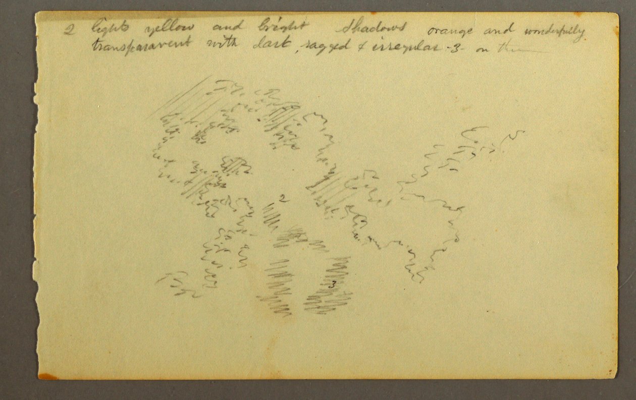 Dessin, Étude de nuages, 1845 - Frederic Edwin Church