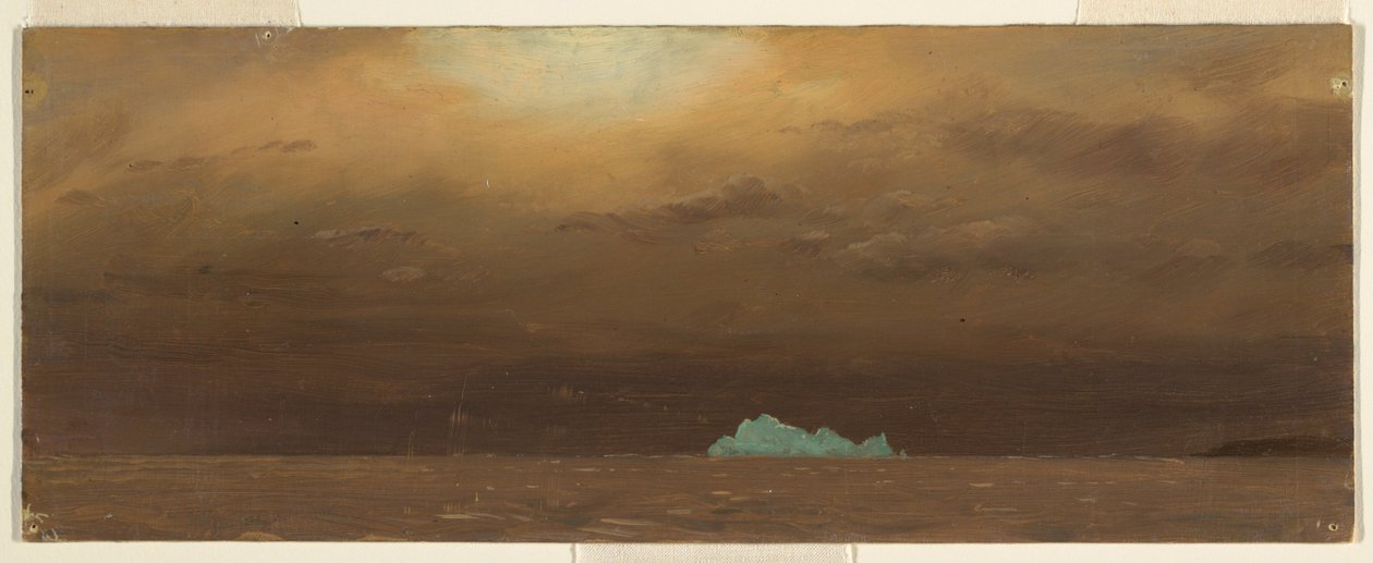 Dessin, iceberg, Terre-Neuve, 1859 - Frederic Edwin Church
