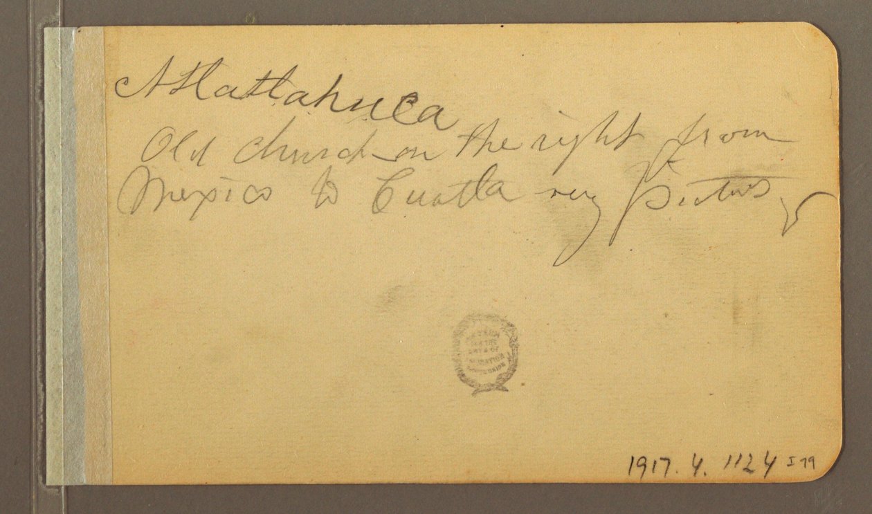 Dessin, montagnes escarpées, 17 avril 1889 - Frederic Edwin Church