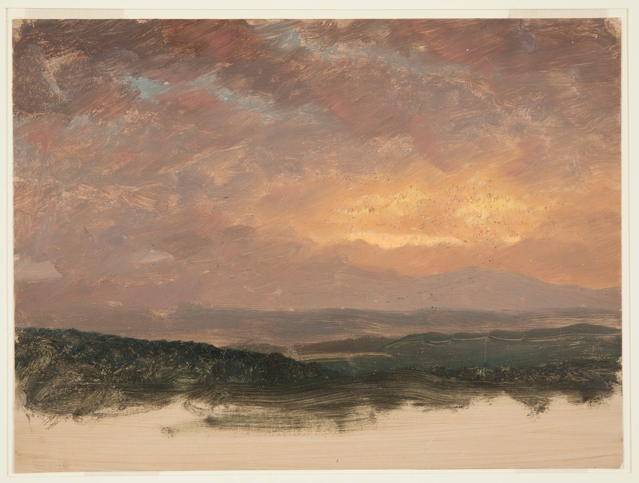 Coucher de soleil sur les Catskills, 1870-1880 - Frederic Edwin Church