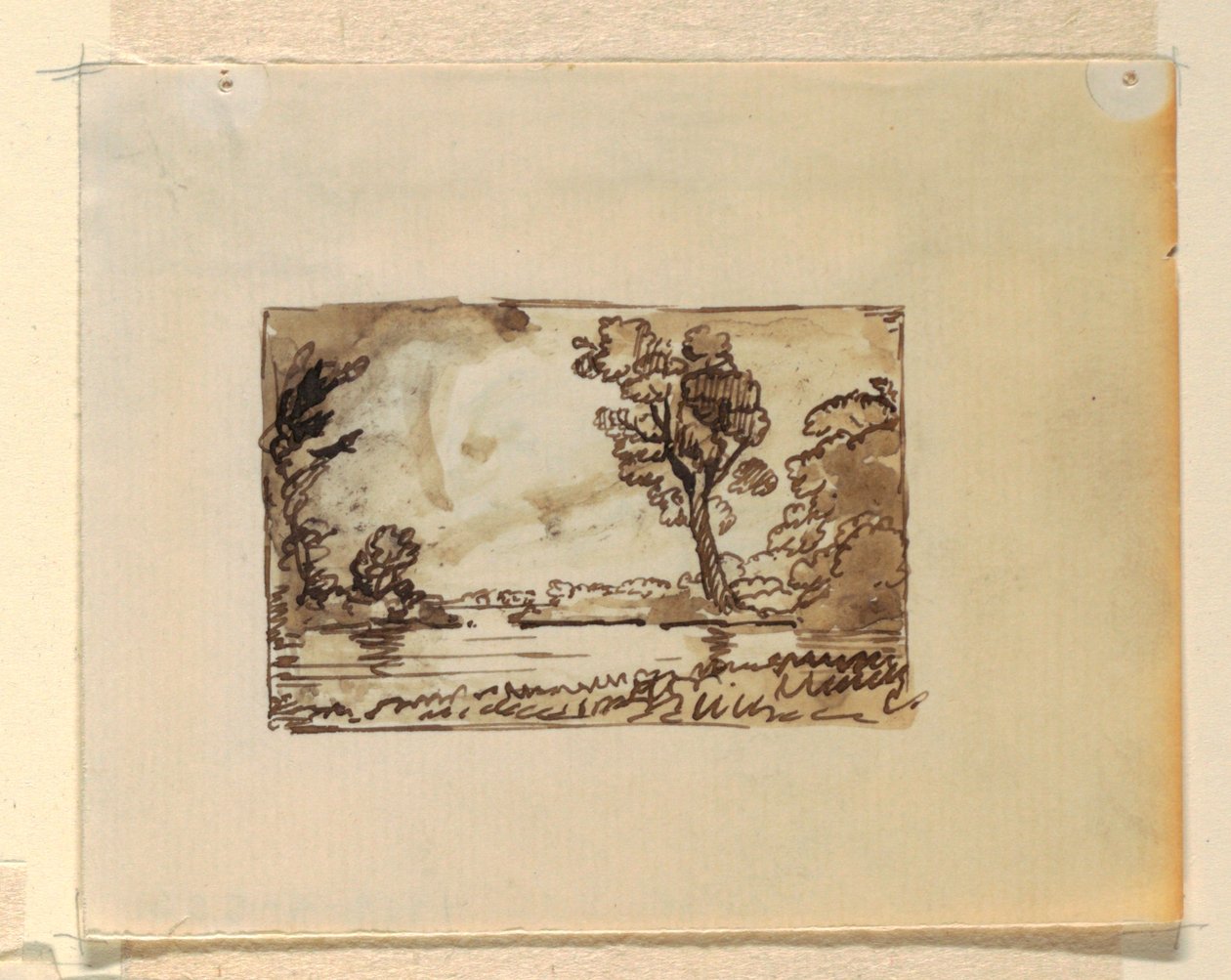 Paysage imaginaire avec - Frederic Edwin Church