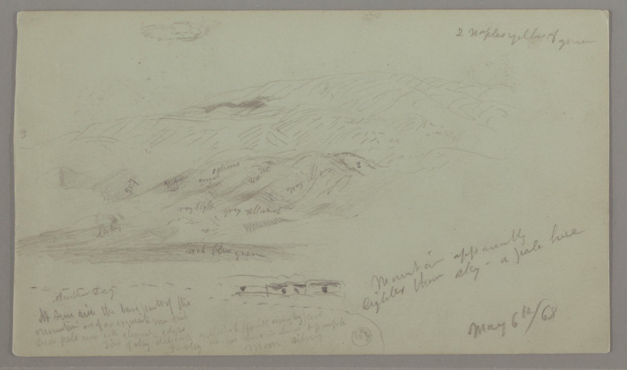 Paysages près de Baalbek, Liban - Frederic Edwin Church