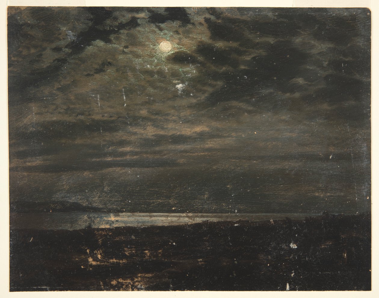 Côte au clair de lune (Possiblement Maine) - Frederic Edwin Church