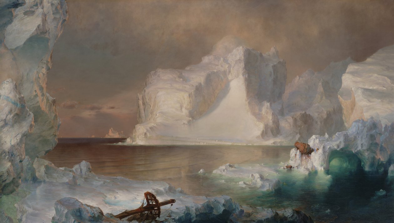 Les Icebergs - Frederic Edwin Church