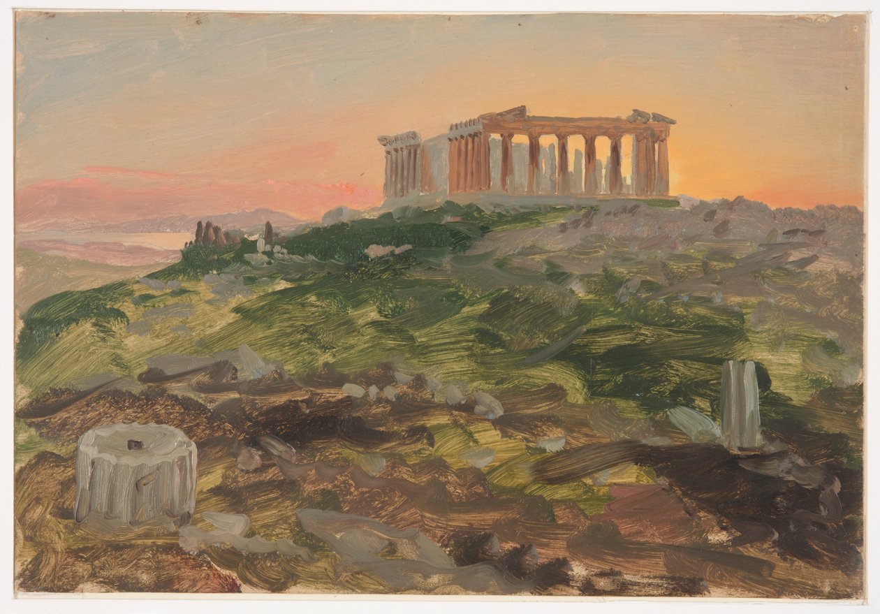 Le Parthénon vu du sud-est - Frederic Edwin Church
