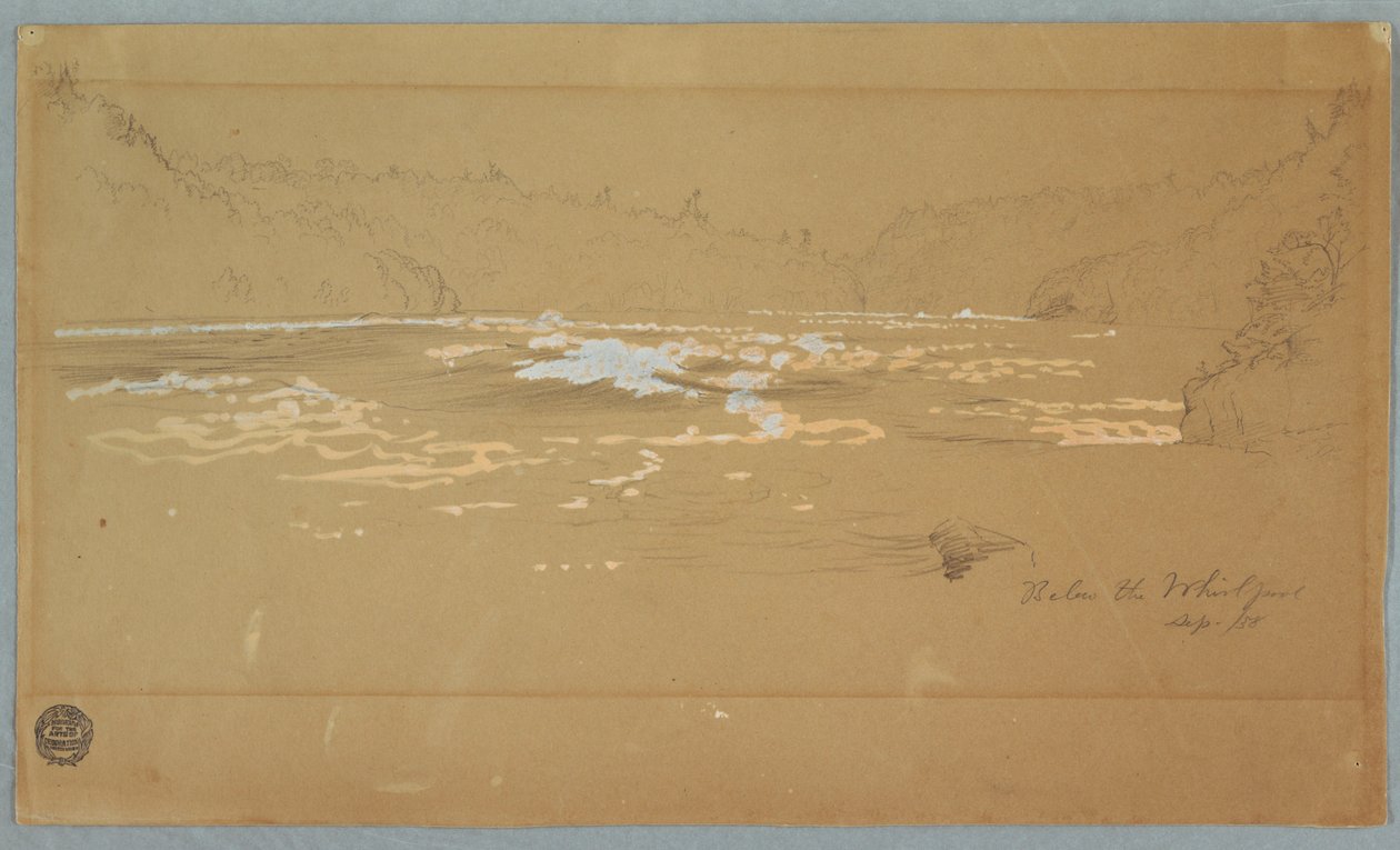 La rivière "Sous le tourbillon" - Frederic Edwin Church