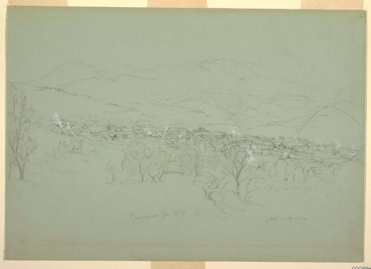 Vue de Guaranda, Équateur - Frederic Edwin Church